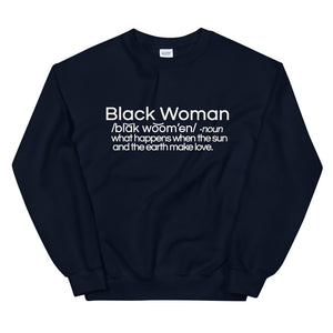 Black Woman Defined Sweatshirt