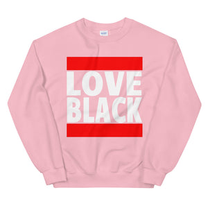 Love Black Old School Sweatshirt