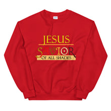 Load image into Gallery viewer, Jesus Savior Of All Shades Sweatshirt