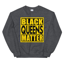 Load image into Gallery viewer, Black Queens Matter Sweatshirt