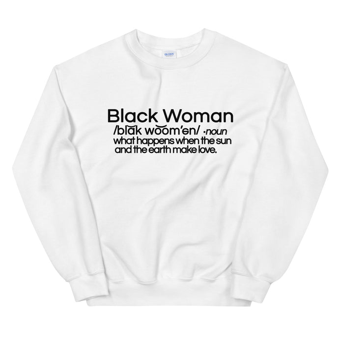 Black Woman Defined Sweatshirt