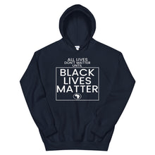Load image into Gallery viewer, All Lives Don&#39;t Matter Until Black Lives Matter Hoodie