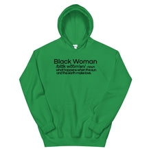 Load image into Gallery viewer, Black Woman Defined Hoodie