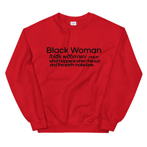 Black Woman Defined Sweatshirt