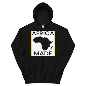 Africa Made (White & Gold) Hoodie