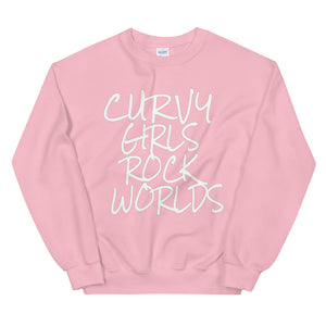Curvy Girls Rock Worlds Sweatshirt