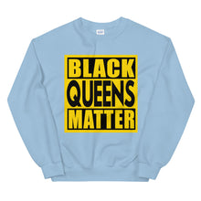 Load image into Gallery viewer, Black Queens Matter Sweatshirt