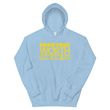 Load image into Gallery viewer, Know Your Worth Then Add Tax Hoodie