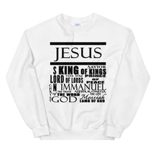 Load image into Gallery viewer, Jesus - His NamesSweatshirt